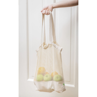 Logotrade Werbeartikel das Foto: Natura Organic Mesh Shopper (180 g/m²) Einkaufstasche