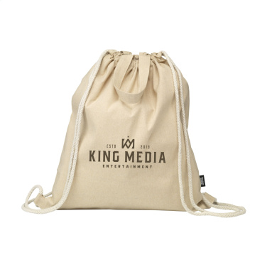 Logotrade Werbegeschenke das Foto: GRS Recycled Cotton PromoBag Plus (180 g/m²) Rucksack