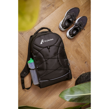 Logotrade werbemittel das Foto: Flashline GRS RPET Laptop-Rucksack