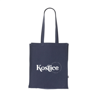 Logotrade werbemittel das Foto: Einfarbige Tasche aus recyceltem Canvas GRS (340 g/m²)