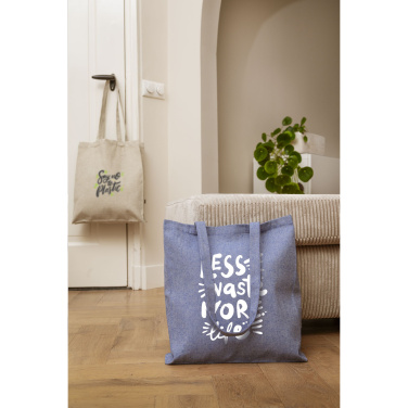 Logotrade Firmengeschenke das Foto: Melange Shopper GRS Recycling-Canvas (280 g/m²) Tasche