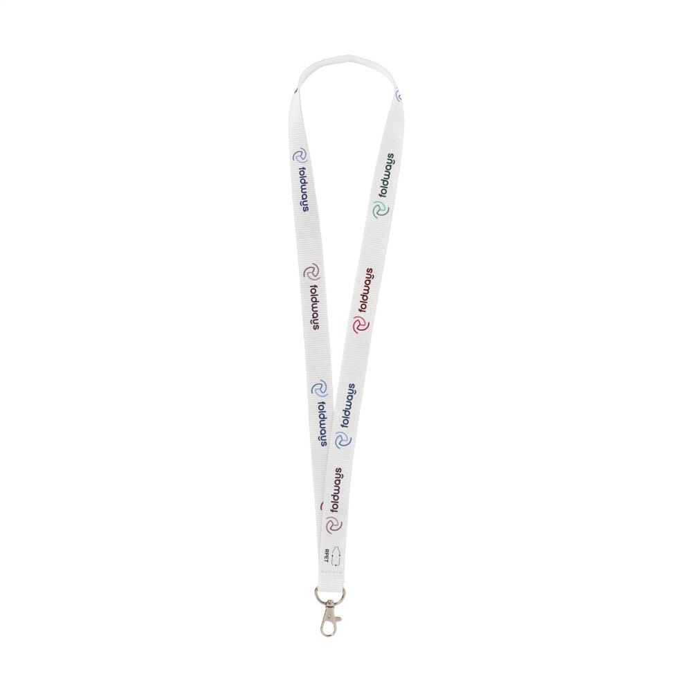 Logotrade Firmengeschenke das Foto: Lanyard Sublimation RPET 2 cm Schlüsselband