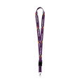 Lanyard Sublimation Buckle Schlüsselband 20 mm, mehrfarbig