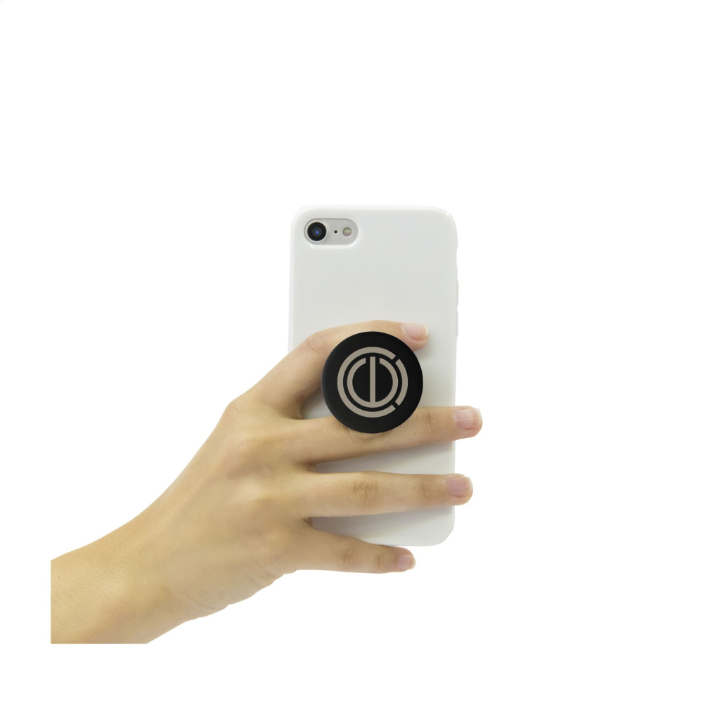 Logotrade Werbegeschenke das Foto: PopSockets® Telefonhalter aus Aluminium