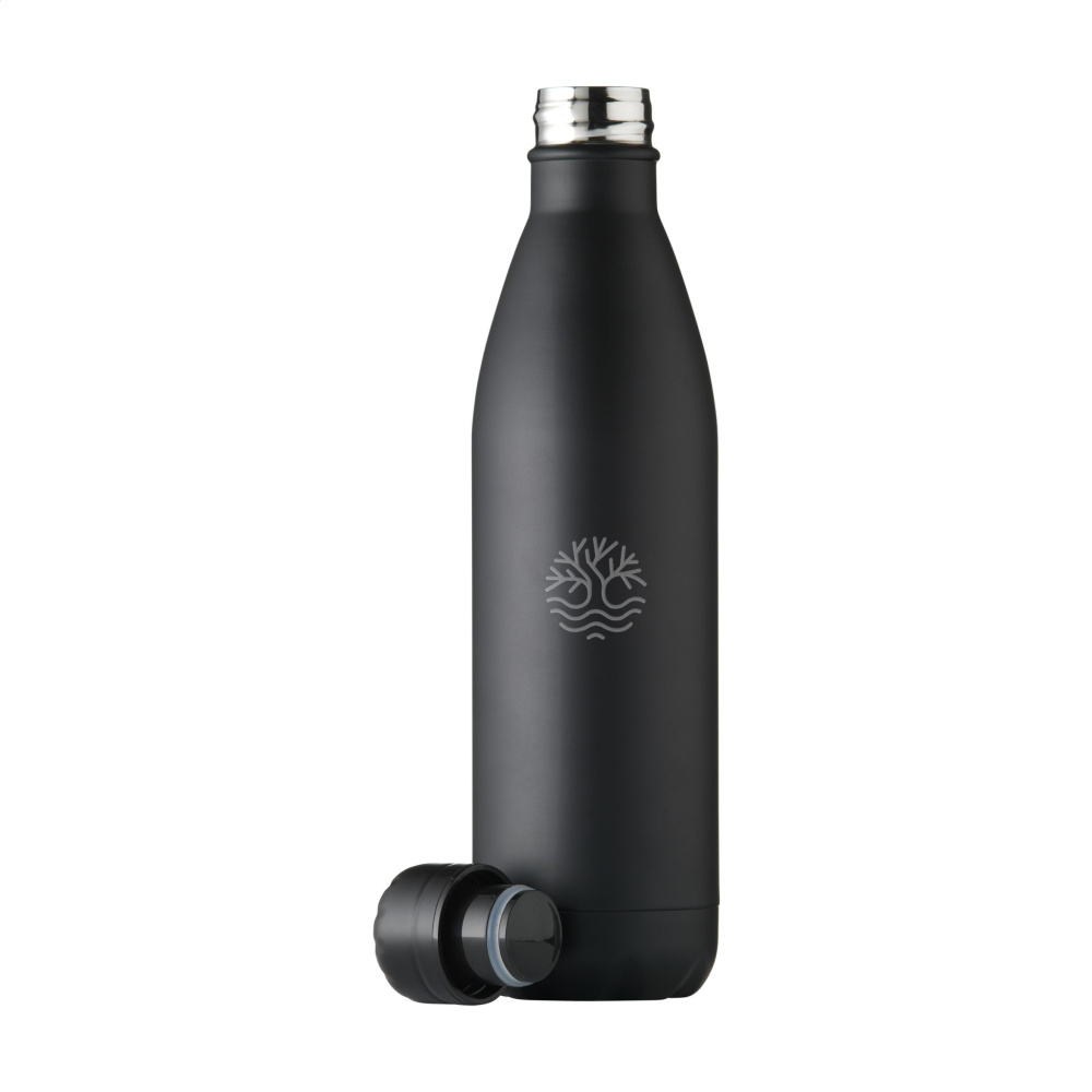 Logotrade Werbeartikel das Foto: Topflask RCS Recycled Steel 750 ml Trinkflasche