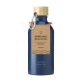 AluBamboo GRS Recycled Alu 500 ml Wasserflasche, Blau