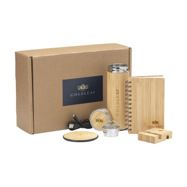 Logotrade Werbeartikel das Foto: Merch Set Bamboo Boost