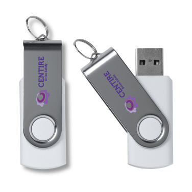 Logotrade Geschäftsgeschenke das Foto: USB Twist ab Lager 4 GB