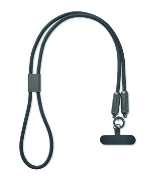 Logotrade Firmengeschenke das Foto: 60W Lanyard-Ladekabel