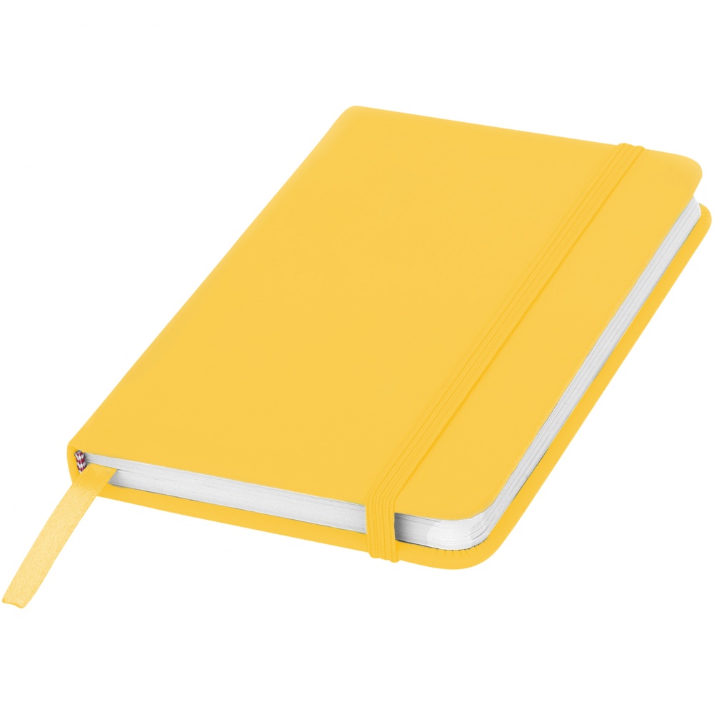 Logo trade corporate gift photo of: Spectrum A6 Notebook, yellow