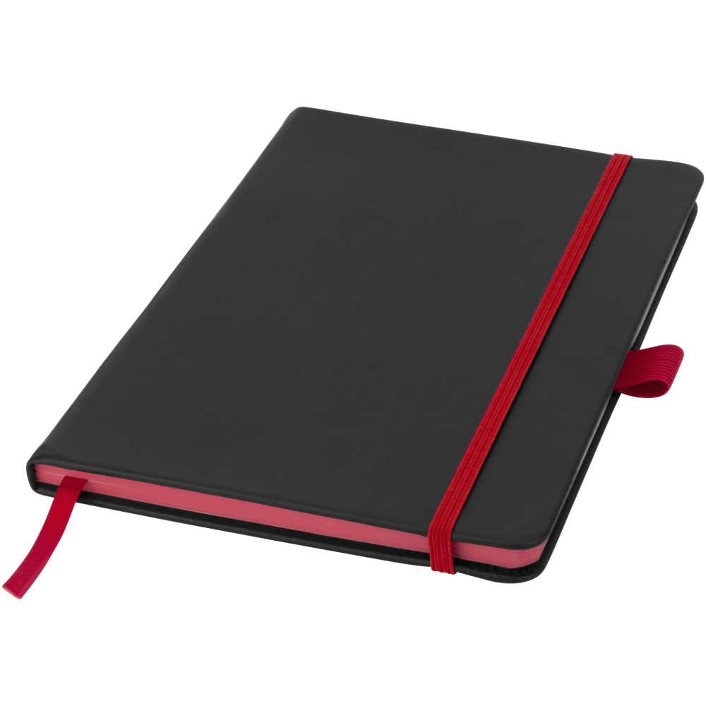 Logotrade advertising products photo of: Colour Edge A5 Notebook, red