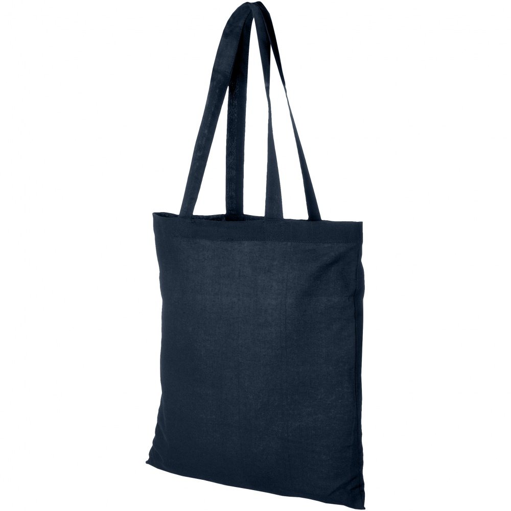 Logotrade business gift image of: Madras Cotton Tote, dark blue