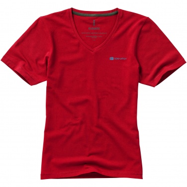 Logotrade promotional merchandise photo of: Kawartha short sleeve ladies T-shirt, red