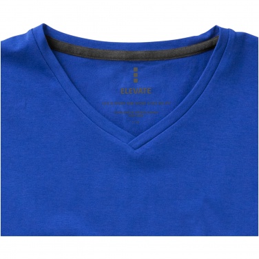 Logo trade promotional giveaway photo of: Kawartha short sleeve ladies T-shirt, blue