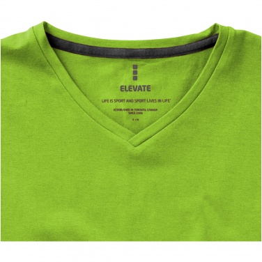 Logotrade promotional merchandise picture of: Kawartha short sleeve ladies T-shirt, light green