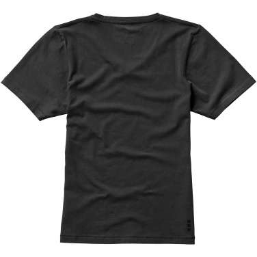 Logo trade promotional items image of: Kawartha short sleeve ladies T-shirt, dark grey