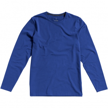 Logo trade promotional item photo of: Ponoka long sleeve T-shirt, blue