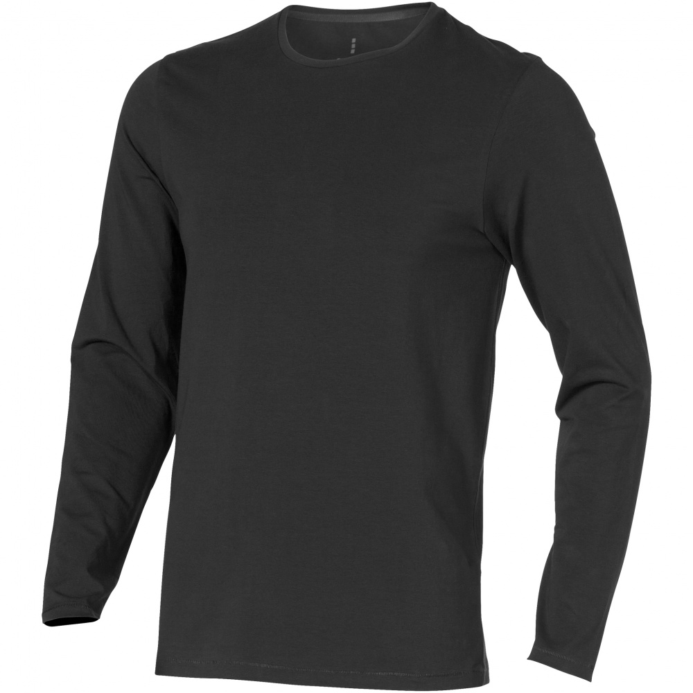 Logotrade promotional item picture of: Ponoka long sleeve T-shirt,dark grey