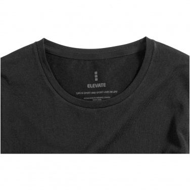 Logo trade promotional merchandise photo of: Ponoka long sleeve T-shirt,dark grey