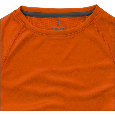 Logotrade business gift image of: Niagara short sleeve T-shirt, orange