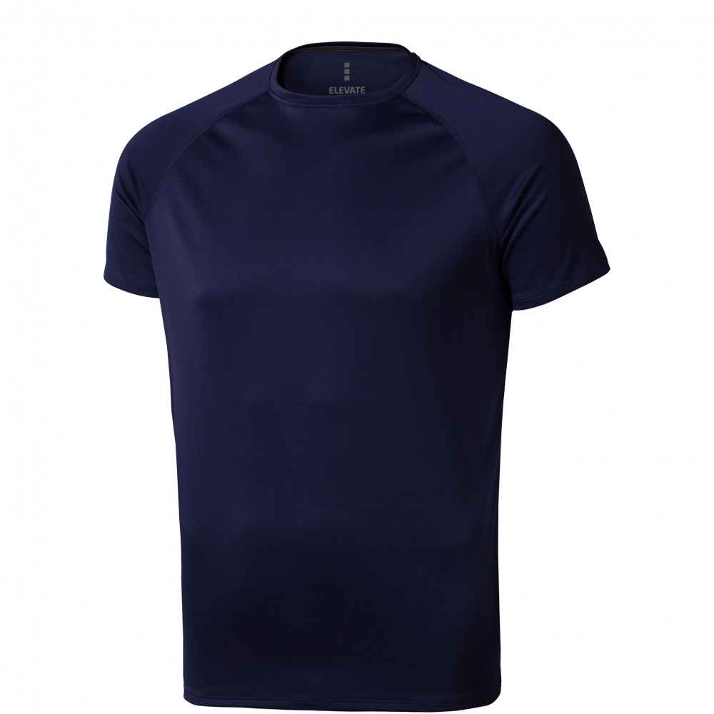 Logotrade promotional item picture of: Niagara short sleeve T-shirt, navy