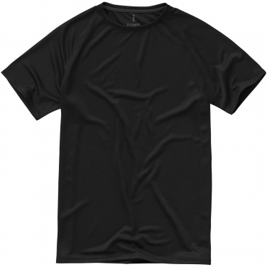 Logo trade promotional giveaway photo of: Niagara short sleeve T-shirt, black