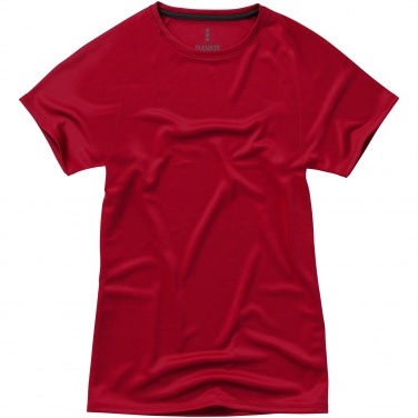 Logotrade advertising products photo of: Niagara short sleeve ladies T-shirt, red