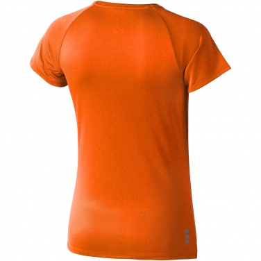 Logo trade promotional merchandise picture of: Niagara short sleeve ladies T-shirt, orange