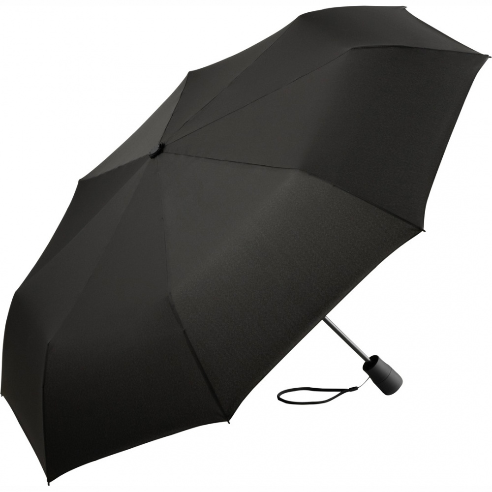 Logo trade promotional items picture of: Oversize mini umbrella FARE®-Shine, black