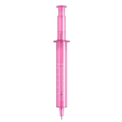 Logo trade promotional giveaways picture of: Ball pen "syringe", Pink