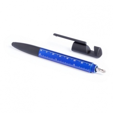 Logotrade advertising product picture of: Multifunctional tool, ball pen, screen cleaner, ruler, phone stand, touch pen, screwdrivers