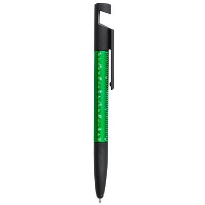 Logo trade advertising products picture of: Multifunctional tool, ball pen, screen cleaner, ruler, phone stand, touch pen, screwdrivers