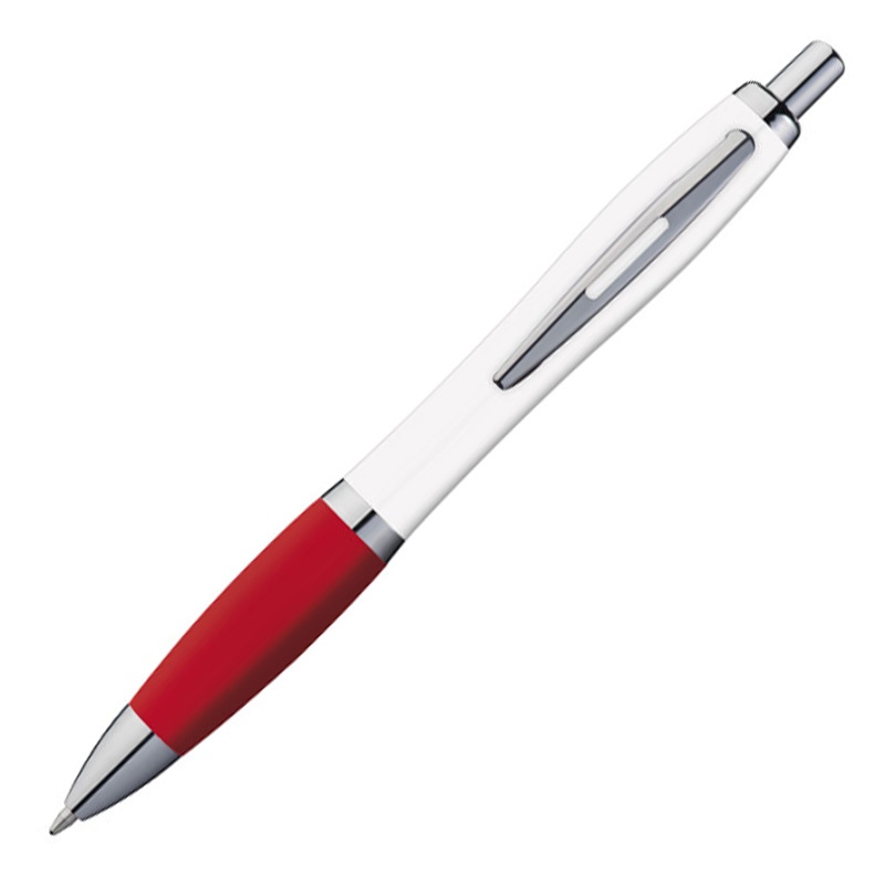 Logo trade promotional products image of: Ball pen KALININGRAD, Red