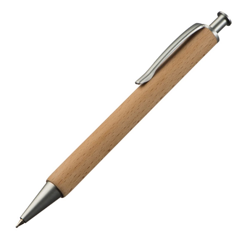 Logo trade promotional giveaways picture of: Ball pen IPANEMA, Brown