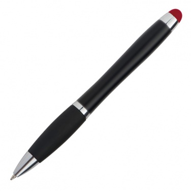 Logotrade corporate gift picture of: Light up touch pen for engraving LA NUCIA, Red