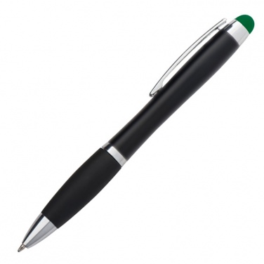 Logotrade advertising product picture of: Light up touch pen for engraving LA NUCIA, Green