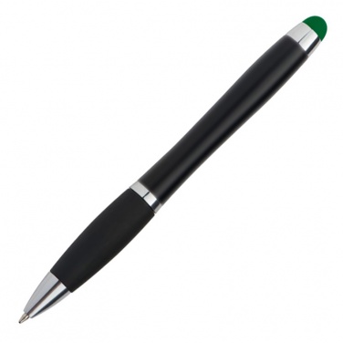 Logotrade promotional giveaways photo of: Light up touch pen for engraving LA NUCIA, Green