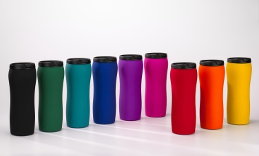 Logotrade promotional giveaway picture of: THERMAL MUG COLORISSIMO, 500 ml, red