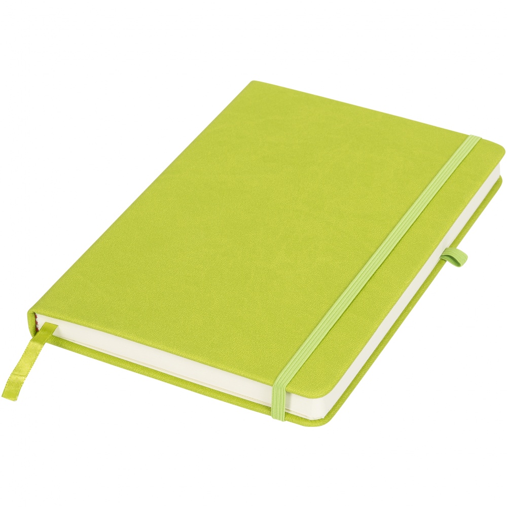 Logo trade promotional gift photo of: Rivista notebook medium, green