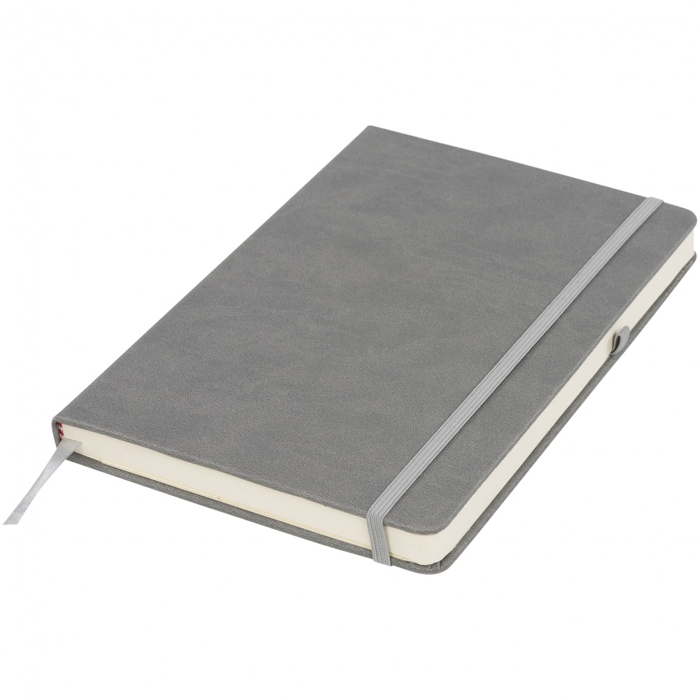 Logo trade promotional products image of: Rivista notebook medium, grey