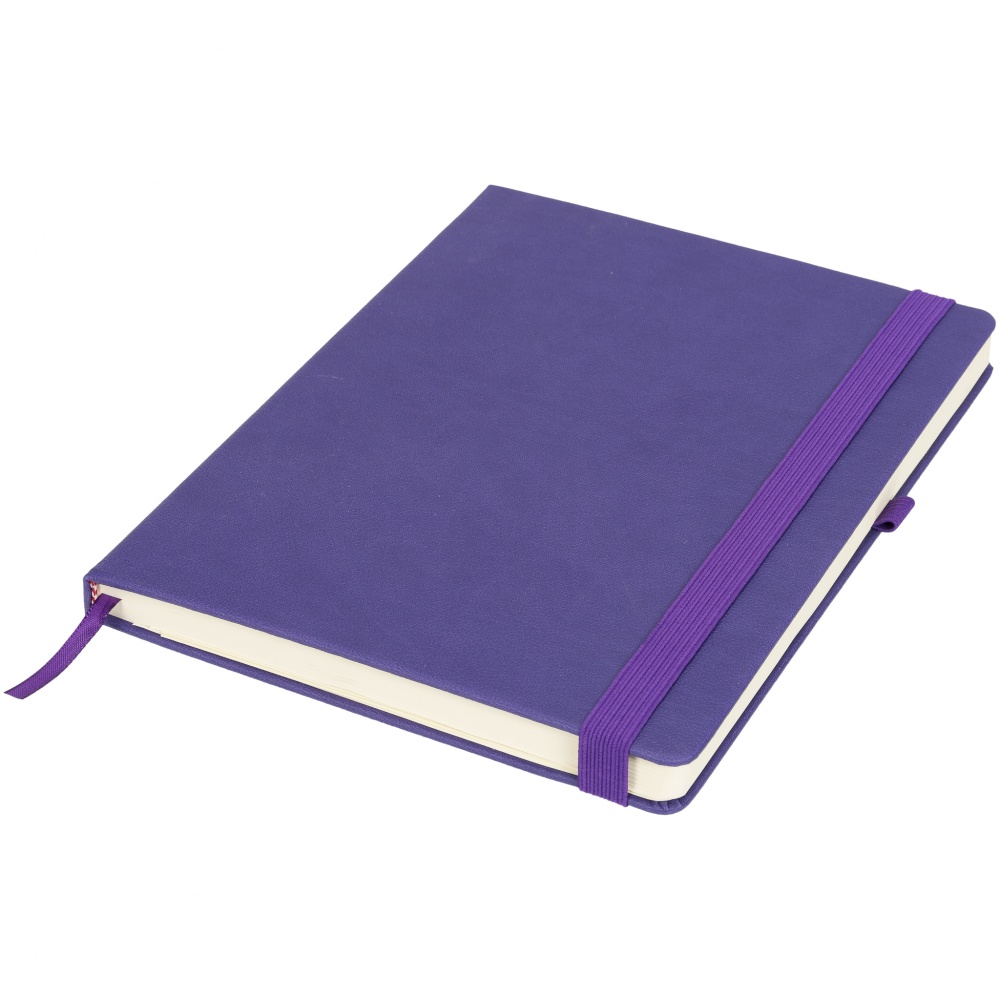 Logotrade promotional gift picture of: Rivista notebook large, purple