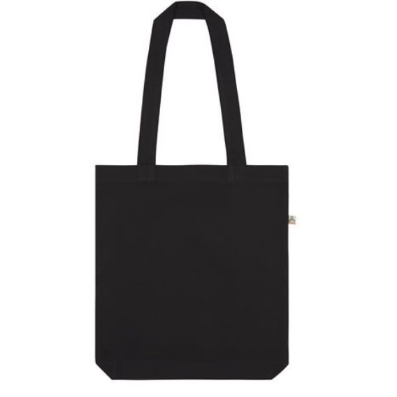 Logo trade promotional merchandise image of: Shopper tote bag, black