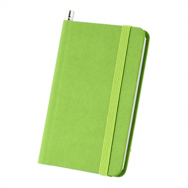 Logo trade advertising product photo of: Notebook A7, Green