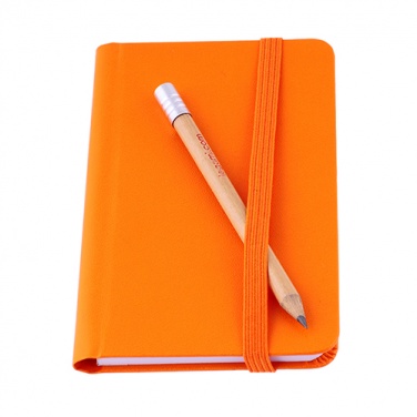 Logotrade promotional merchandise image of: Notebook A7, Orange