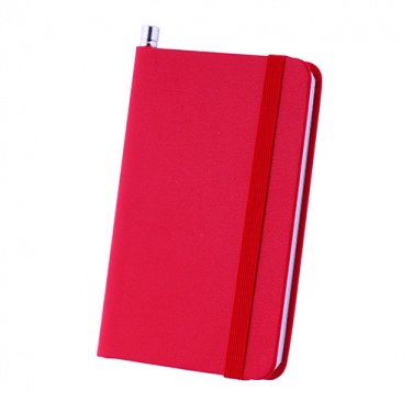 Logotrade promotional item image of: Notebook A7, Red