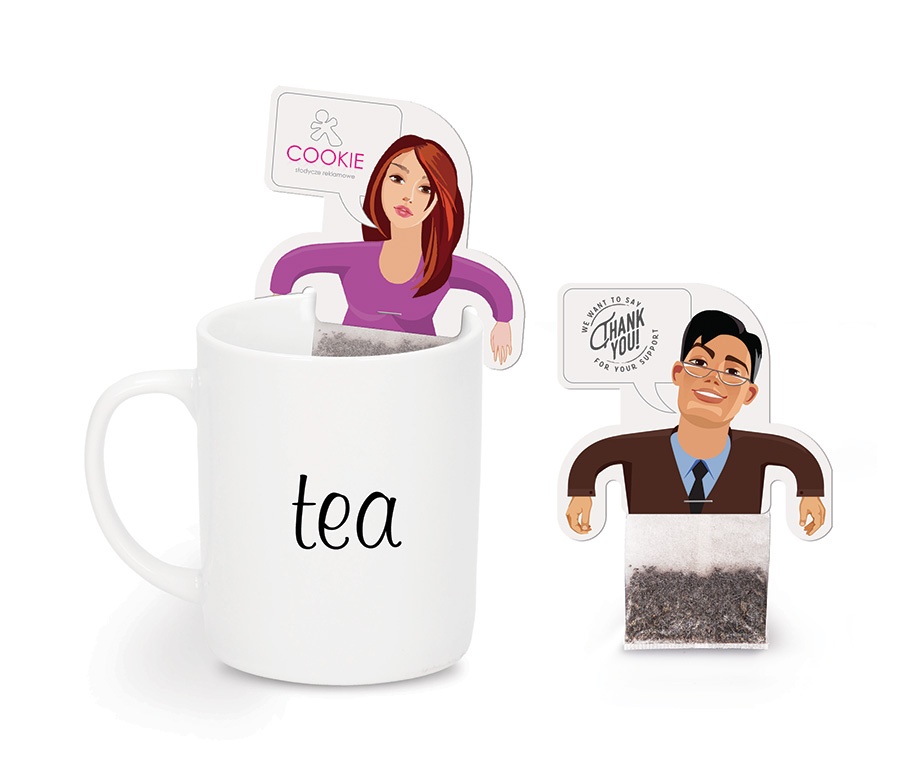 Logo trade business gifts image of: Tea 2 cup