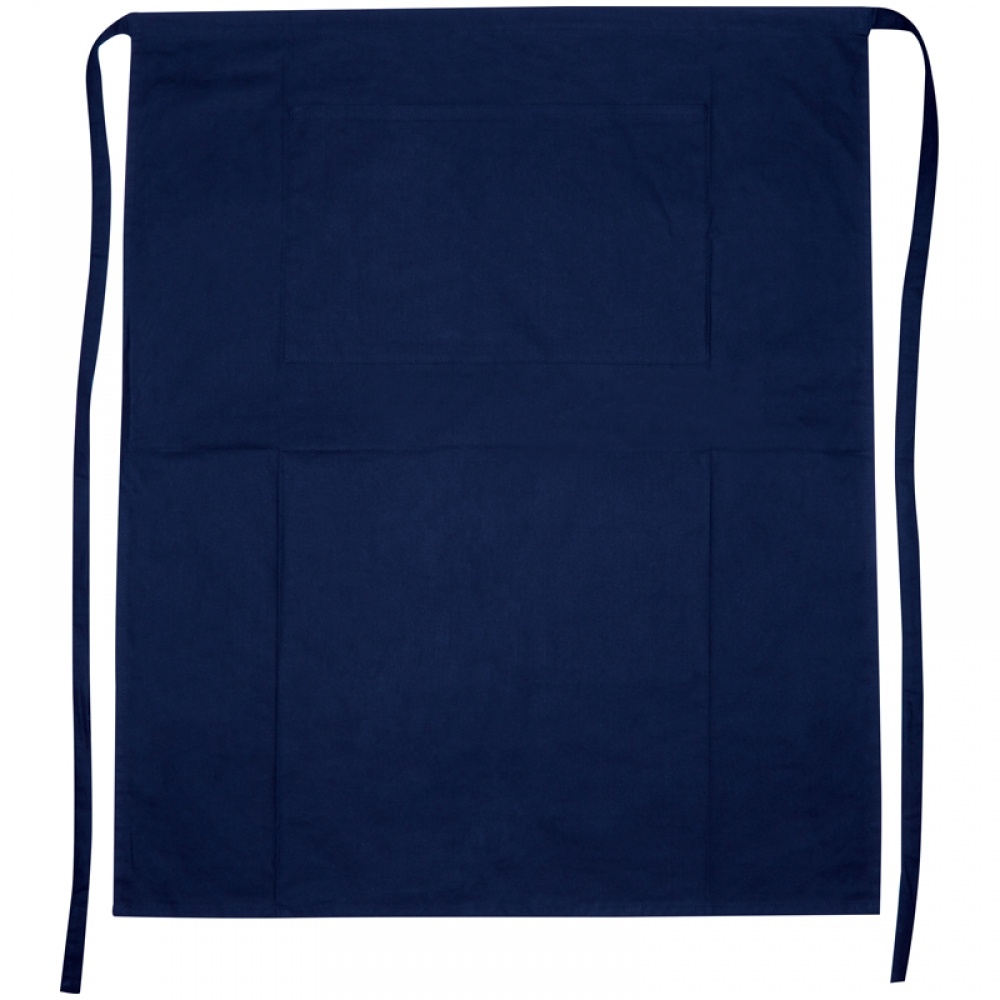 Logo trade promotional products image of: Apron - large 180 g Eco tex, Blue