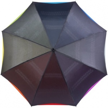 Logo trade corporate gift photo of: Colourful reversible automatic umbrella, multicolor