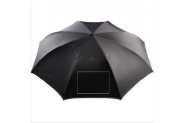 Logo trade promotional items image of: Reversible windproof  umbrella 23”, grey