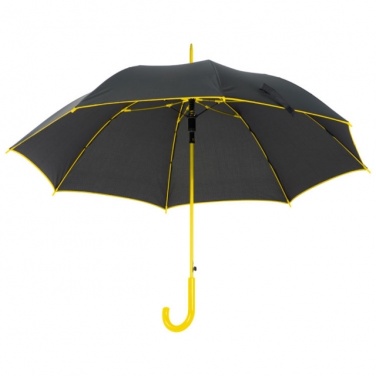 Logo trade promotional giveaways image of: Umbrella 'Paris'  ø 103, yellow